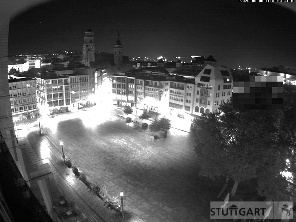 Archiv Foto Webcam Stuttgart: Marktplatz