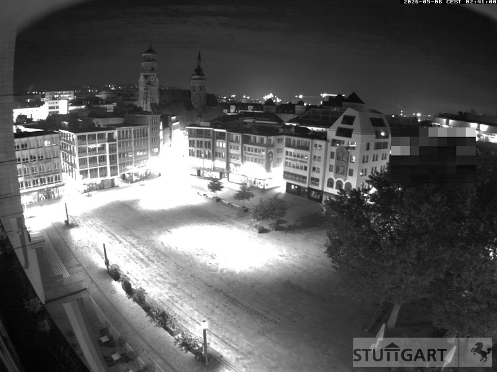 Archiv Foto Webcam Stuttgart: Marktplatz