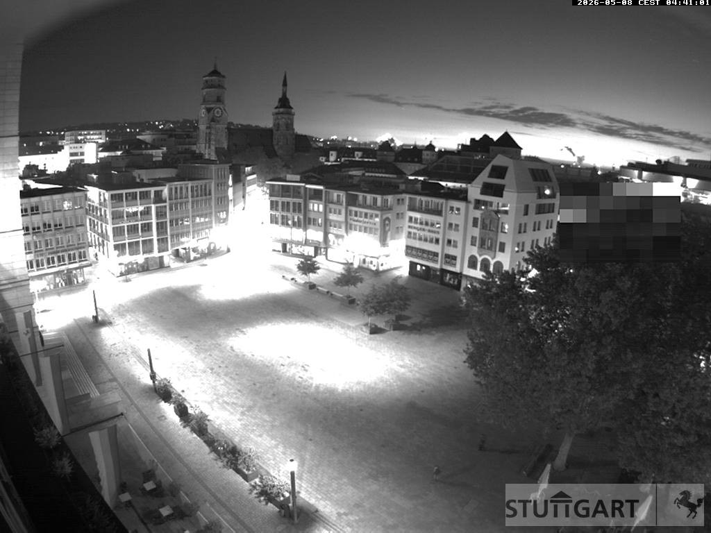 Archiv Foto Webcam Stuttgart: Marktplatz