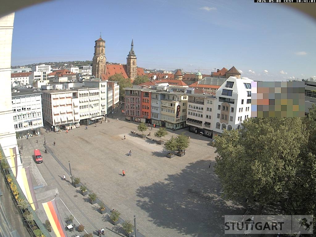 Archiv Foto Webcam Stuttgart: Marktplatz