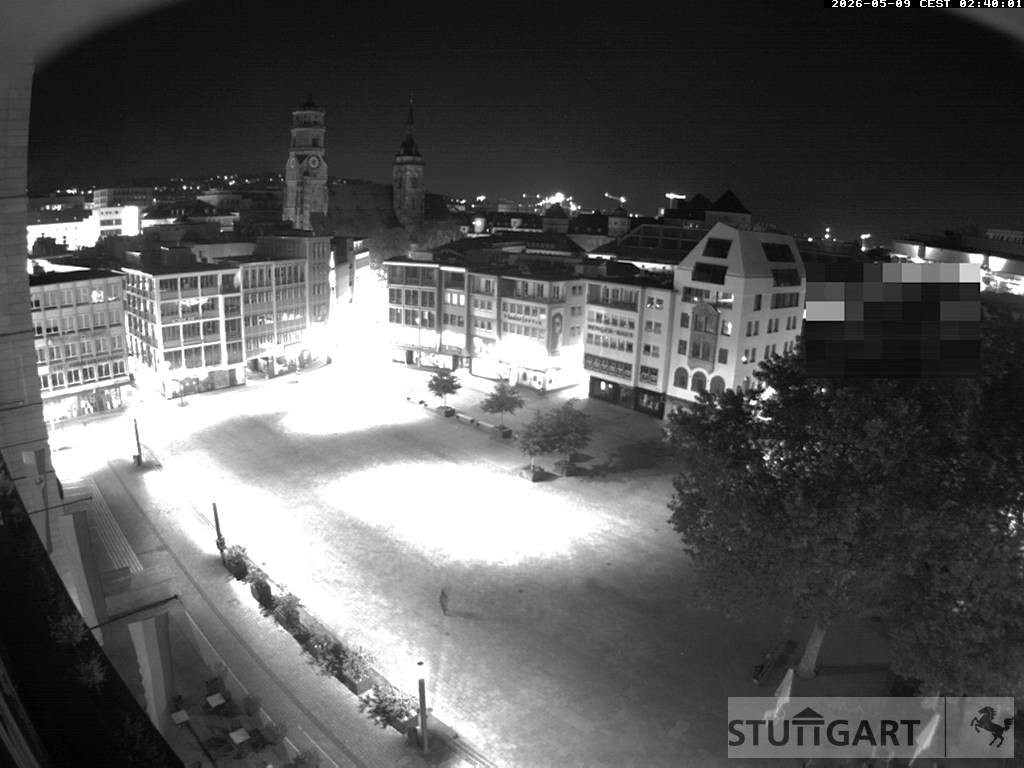 Archiv Foto Webcam Stuttgart: Marktplatz