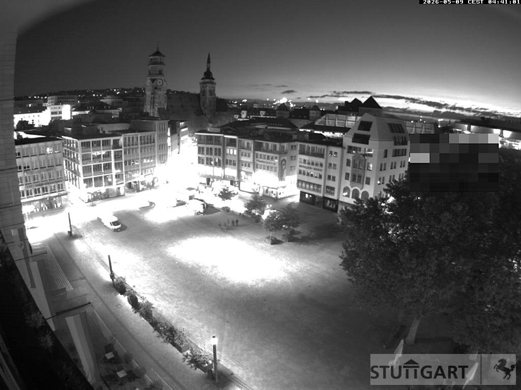 Archiv Foto Webcam Stuttgart: Marktplatz