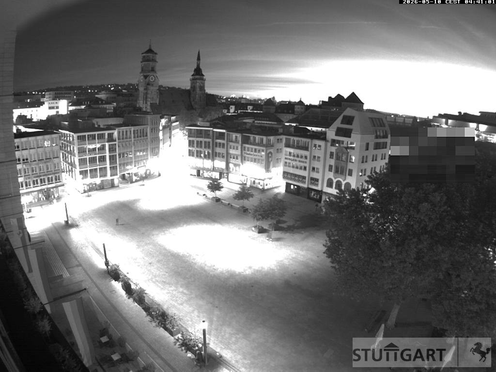Archiv Foto Webcam Stuttgart: Marktplatz