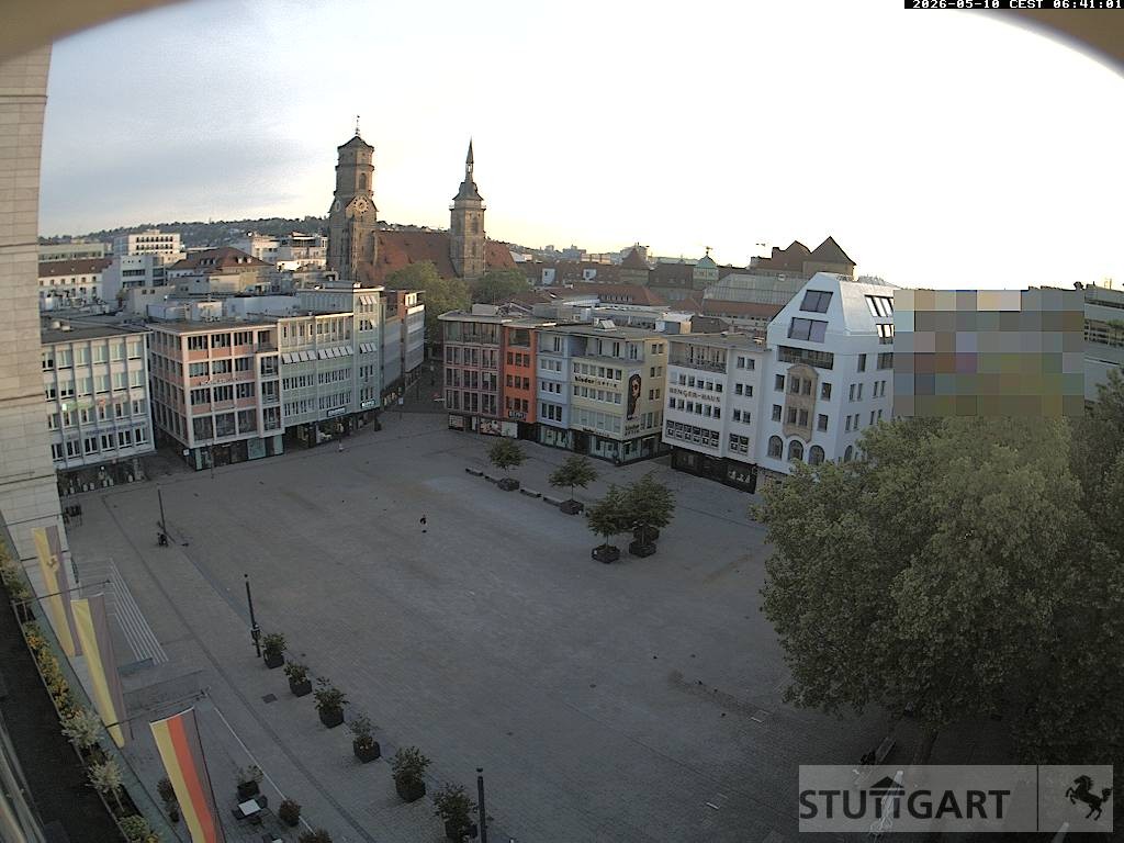 Archiv Foto Webcam Stuttgart: Marktplatz
