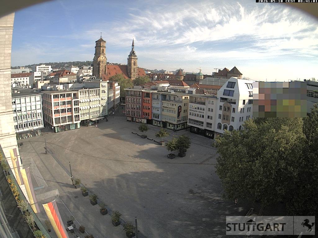 Archiv Foto Webcam Stuttgart: Marktplatz