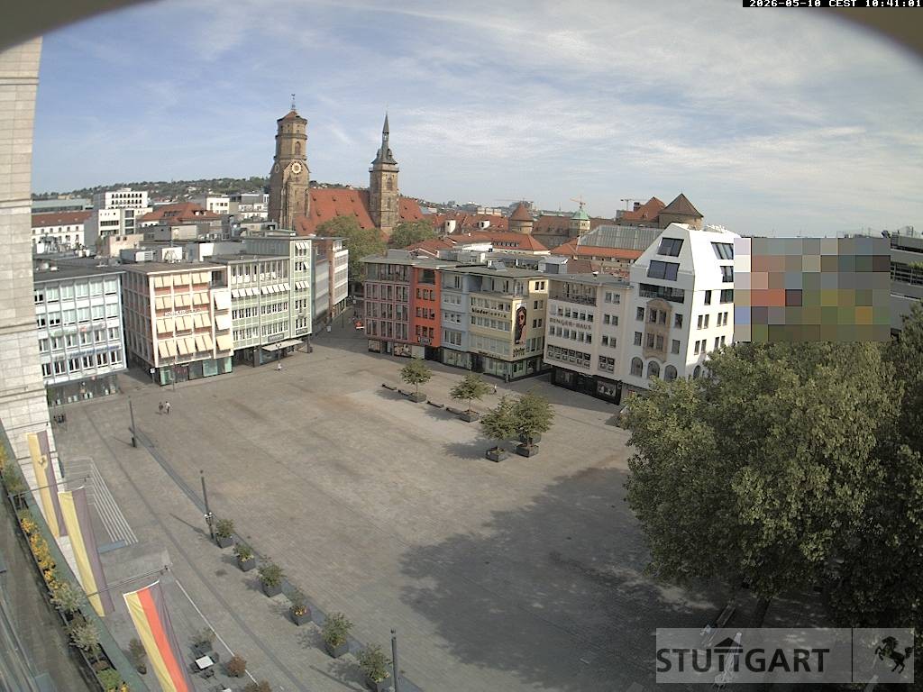Archiv Foto Webcam Stuttgart: Marktplatz