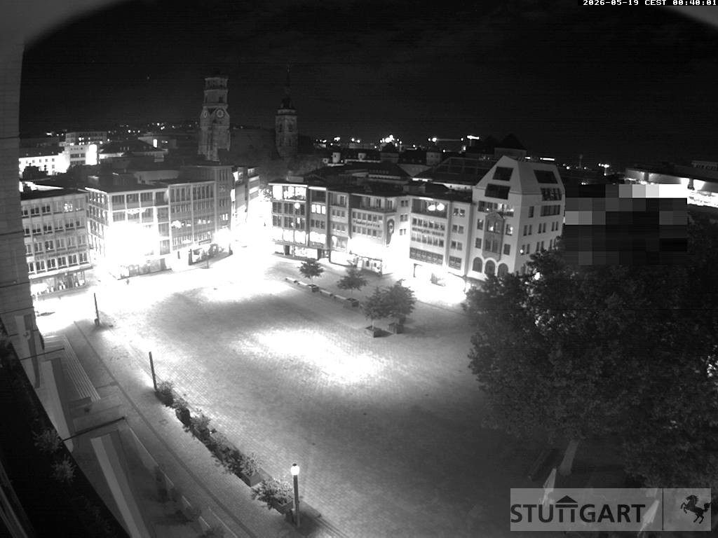 Archiv Foto Webcam Stuttgart: Marktplatz