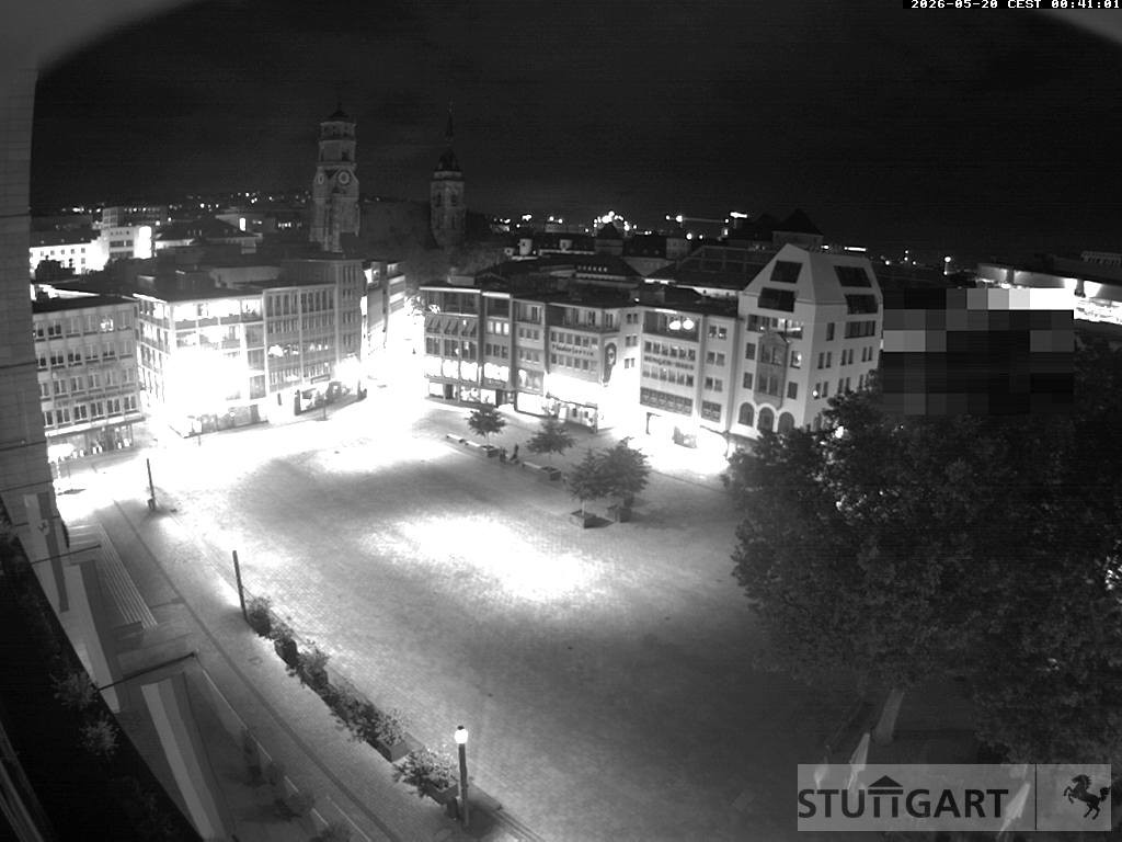 Archiv Foto Webcam Stuttgart: Marktplatz