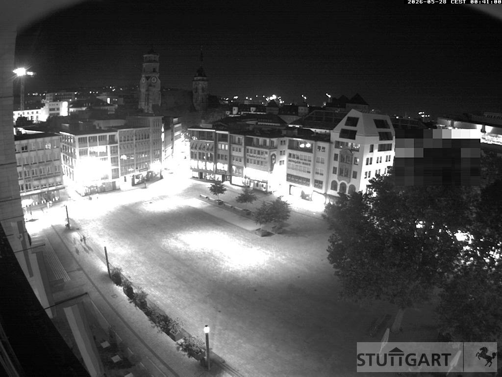 Archiv Foto Webcam Stuttgart: Marktplatz