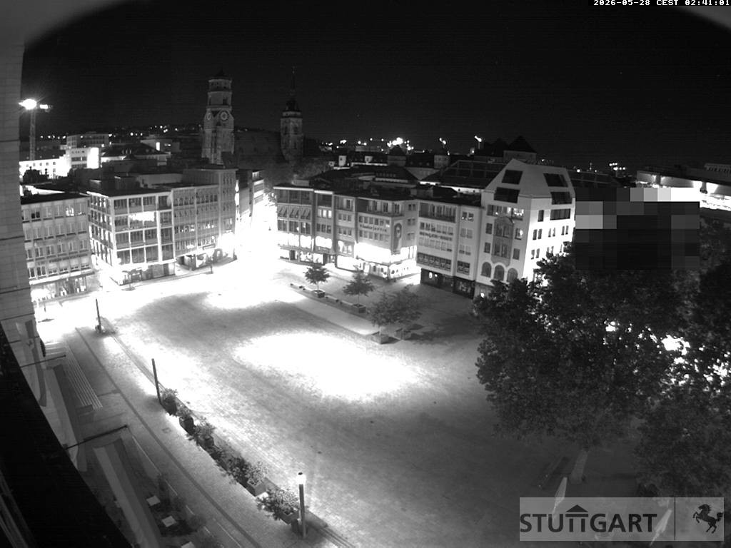 Archiv Foto Webcam Stuttgart: Marktplatz