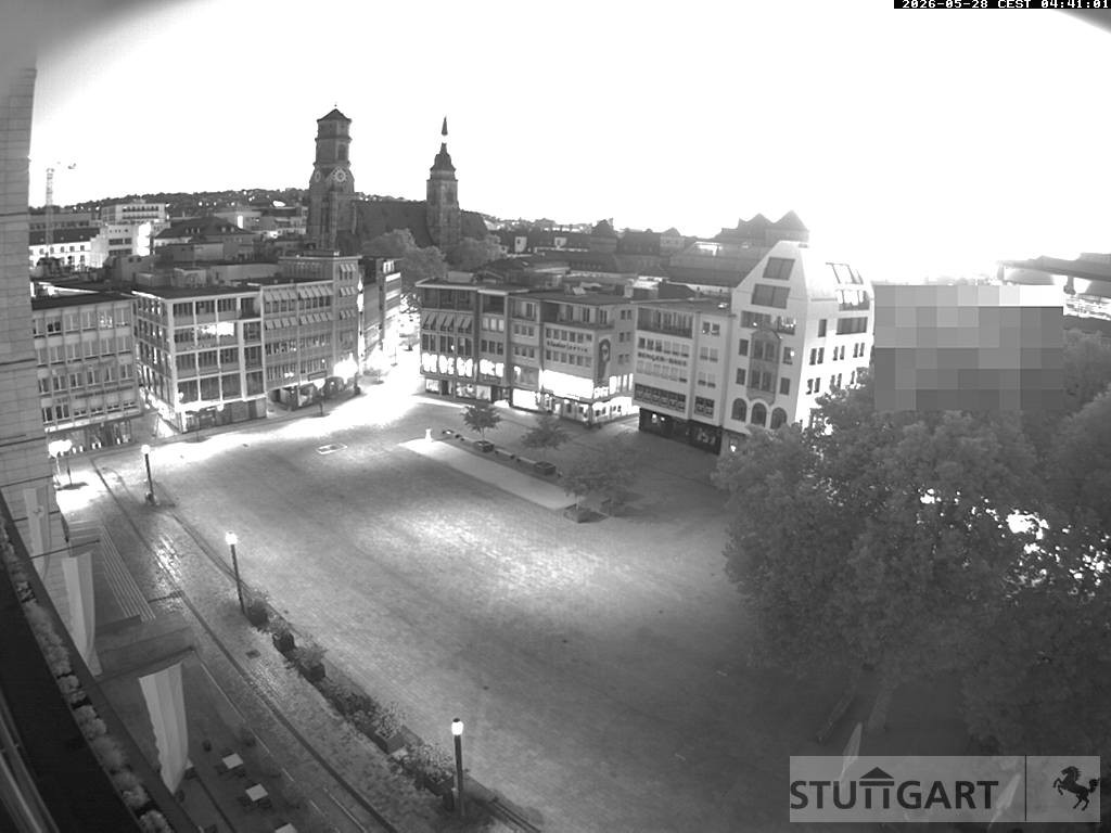 Archiv Foto Webcam Stuttgart: Marktplatz