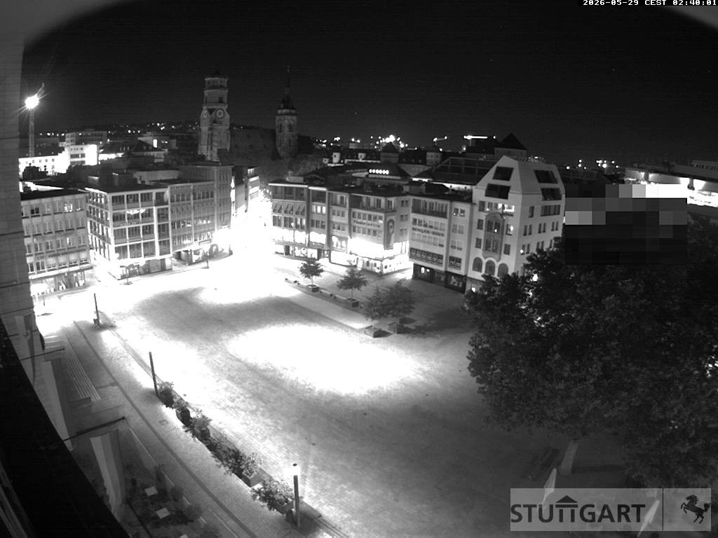 Archiv Foto Webcam Stuttgart: Marktplatz
