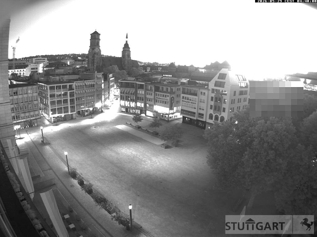 Archiv Foto Webcam Stuttgart: Marktplatz
