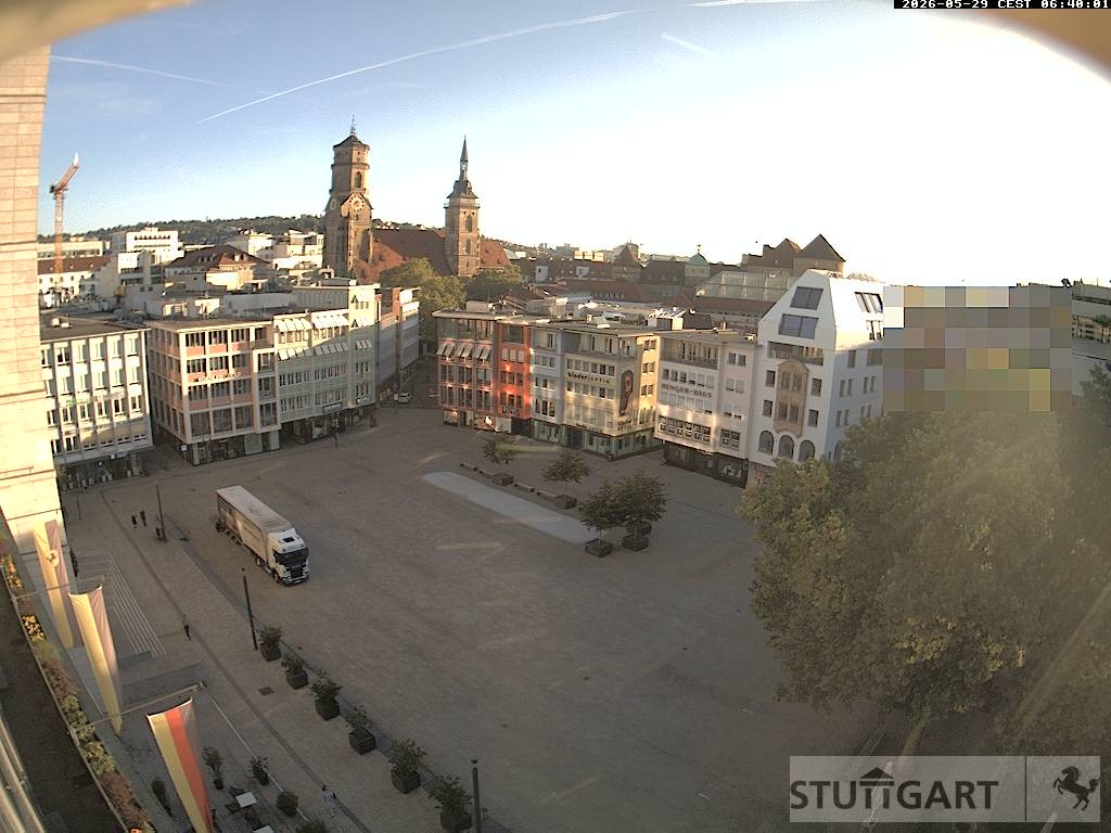 Archiv Foto Webcam Stuttgart: Marktplatz