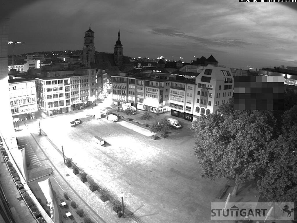 Archiv Foto Webcam Stuttgart: Marktplatz
