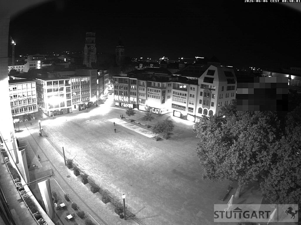 Archiv Foto Webcam Stuttgart: Marktplatz