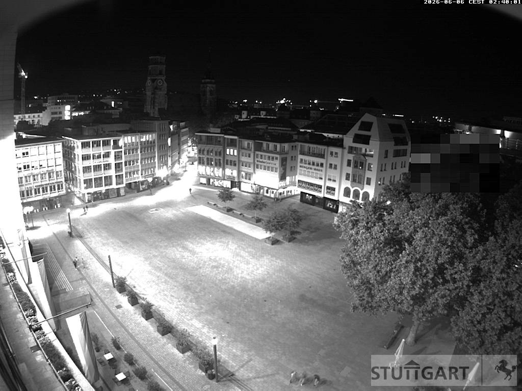 Archiv Foto Webcam Stuttgart: Marktplatz