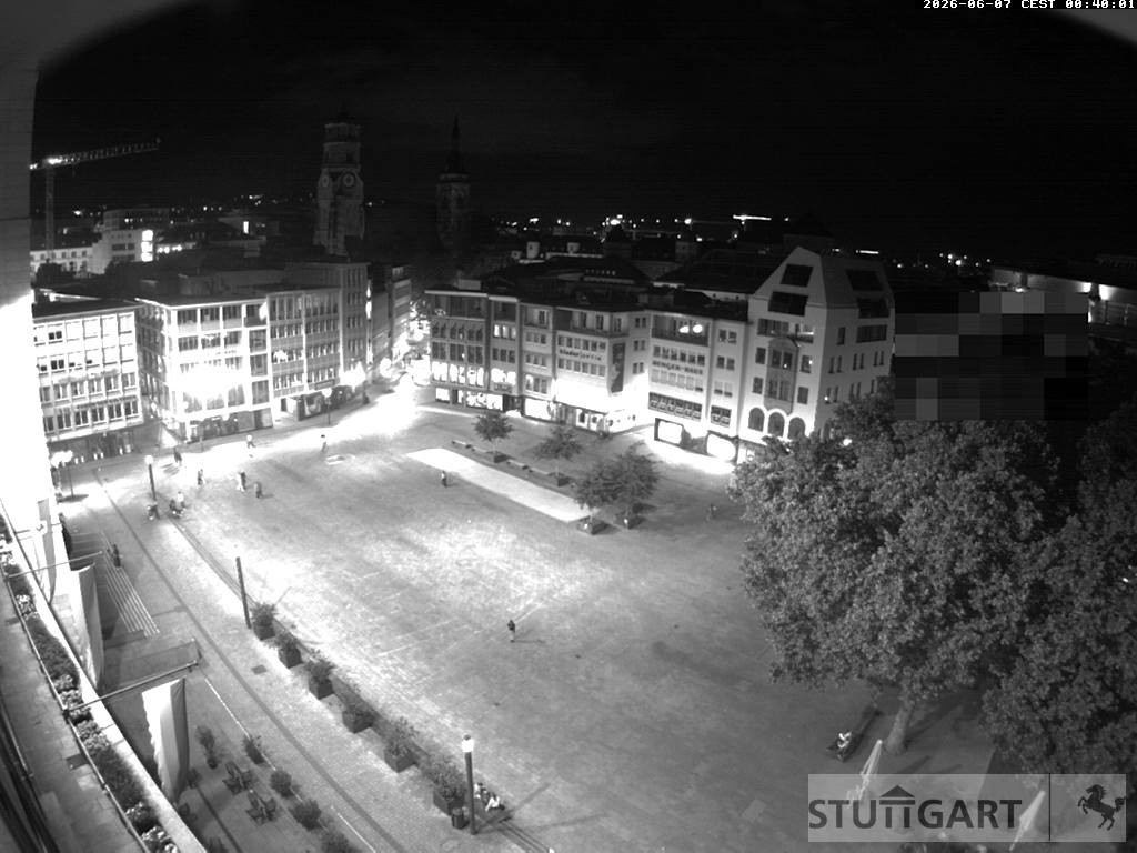 Archiv Foto Webcam Stuttgart: Marktplatz