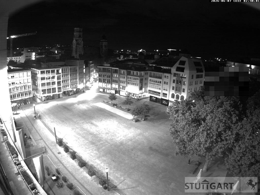 Archiv Foto Webcam Stuttgart: Marktplatz