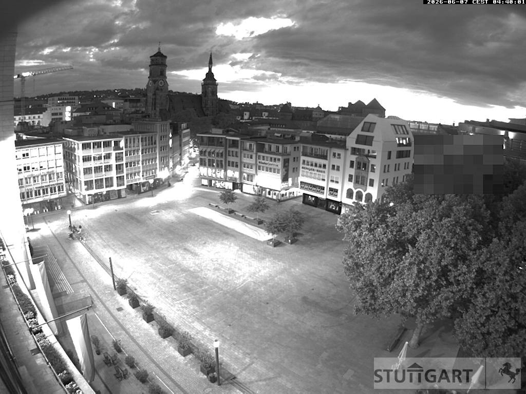 Archiv Foto Webcam Stuttgart: Marktplatz