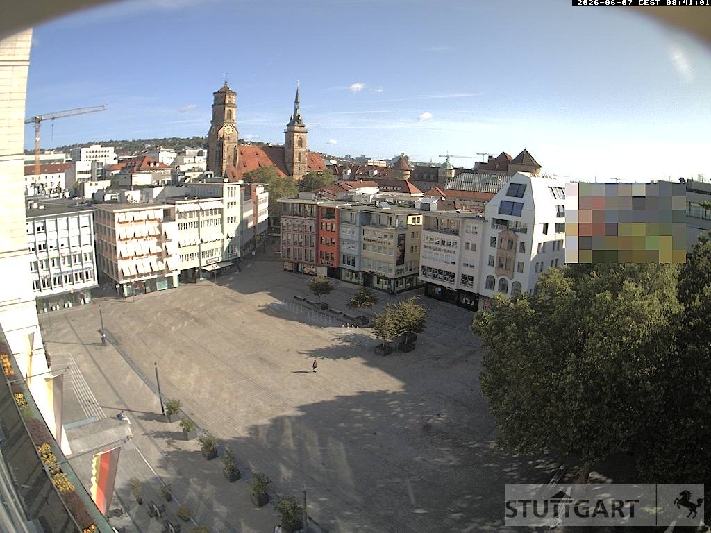 Archiv Foto Webcam Stuttgart: Marktplatz