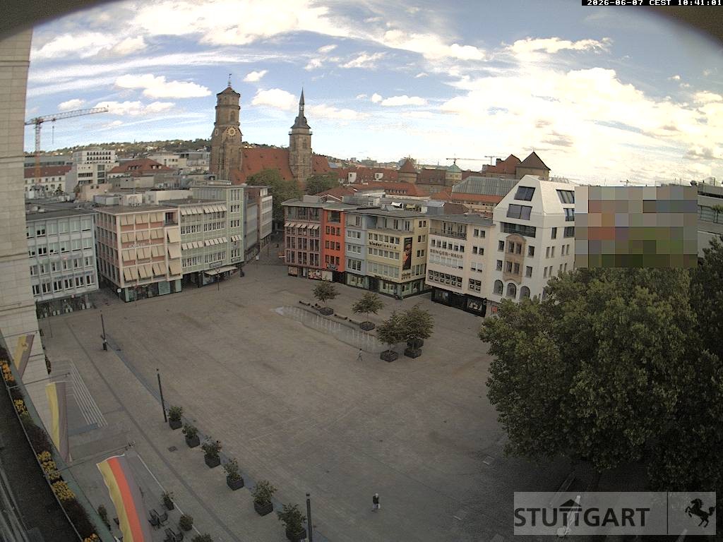 Archiv Foto Webcam Stuttgart: Marktplatz
