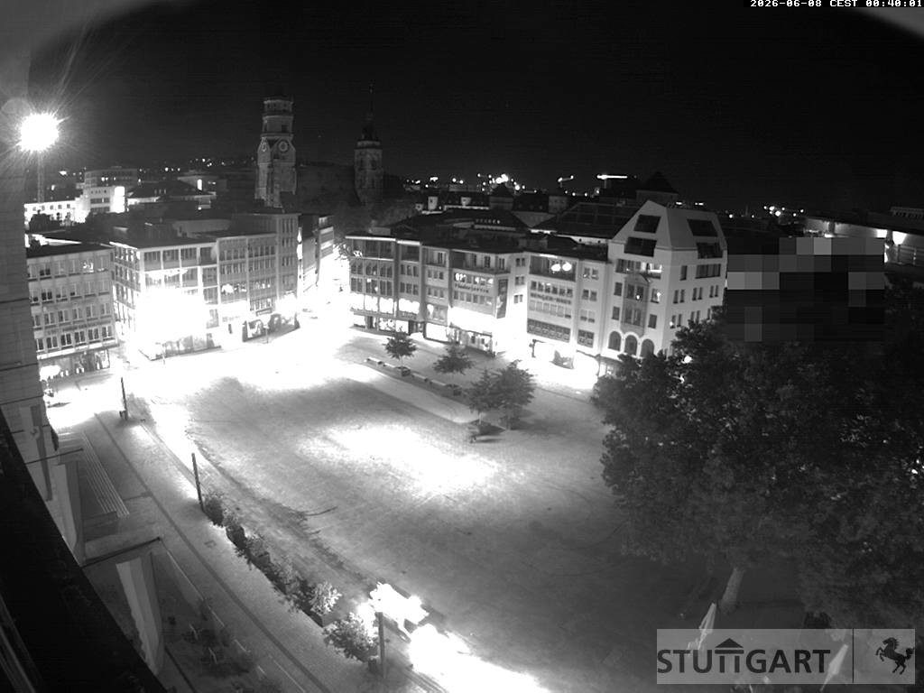 Archiv Foto Webcam Stuttgart: Marktplatz