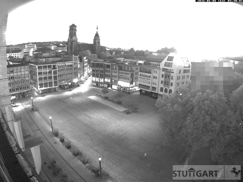 Archiv Foto Webcam Stuttgart: Marktplatz
