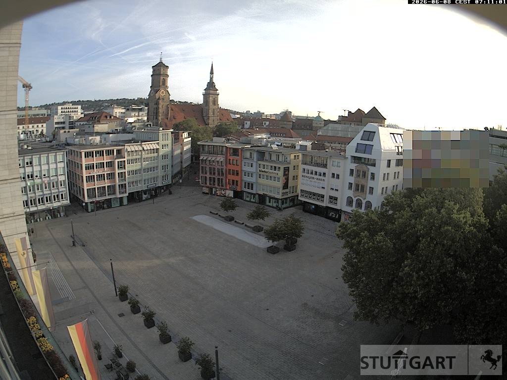 Archiv Foto Webcam Stuttgart: Marktplatz