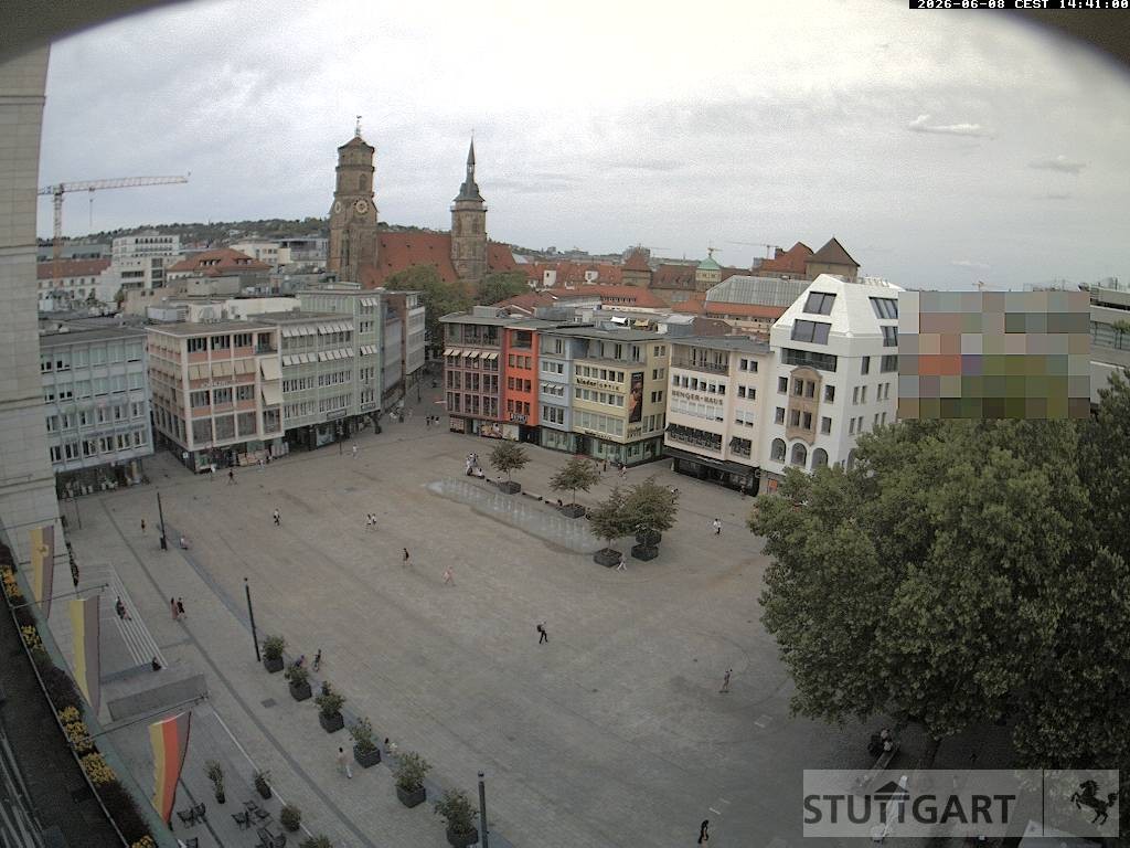 Archiv Foto Webcam Stuttgart: Marktplatz