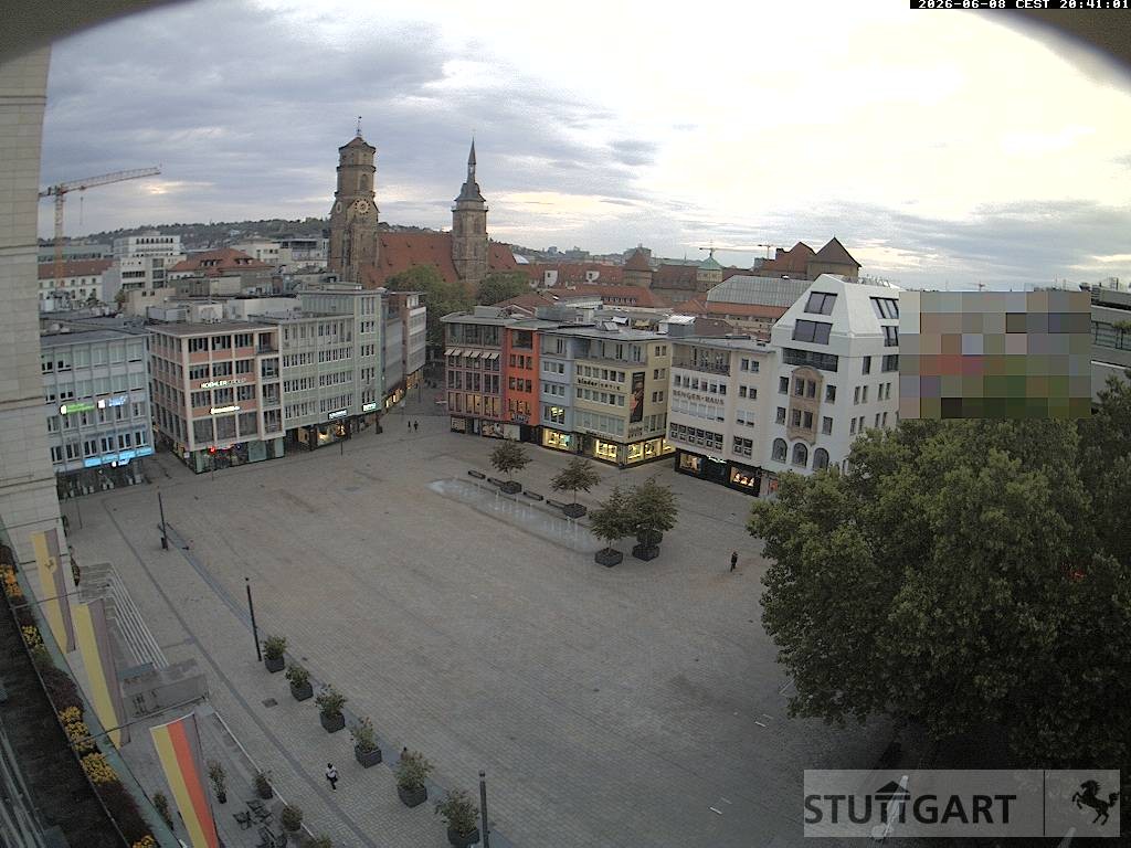 Archiv Foto Webcam Stuttgart: Marktplatz