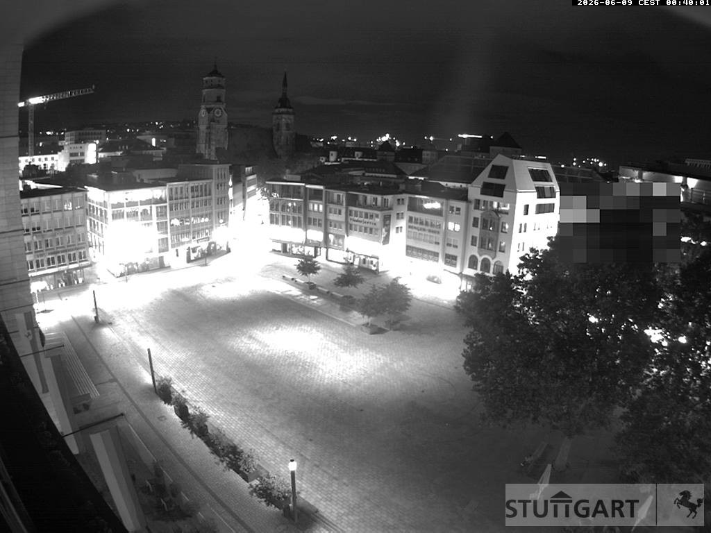 Archiv Foto Webcam Stuttgart: Marktplatz