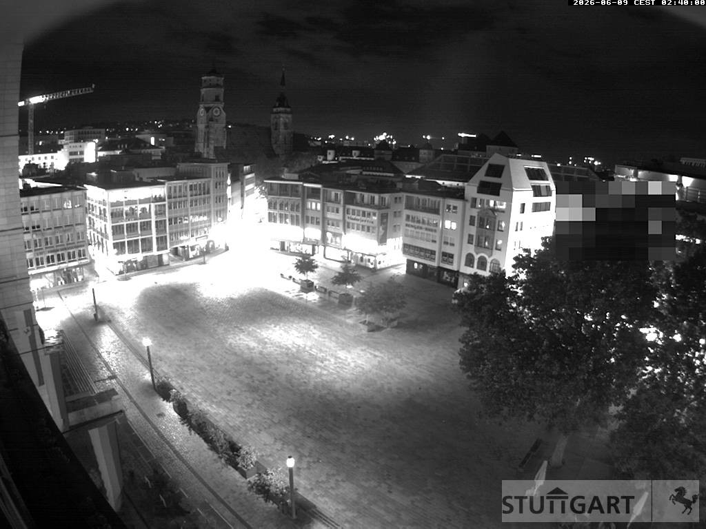 Archiv Foto Webcam Stuttgart: Marktplatz