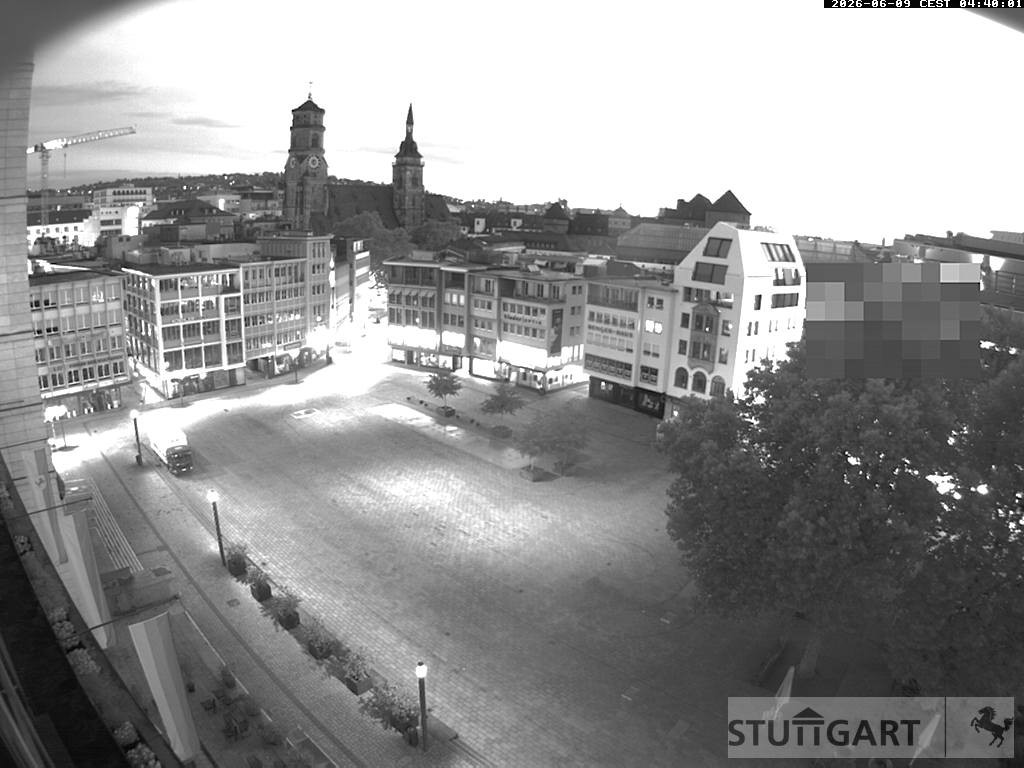 Archiv Foto Webcam Stuttgart: Marktplatz