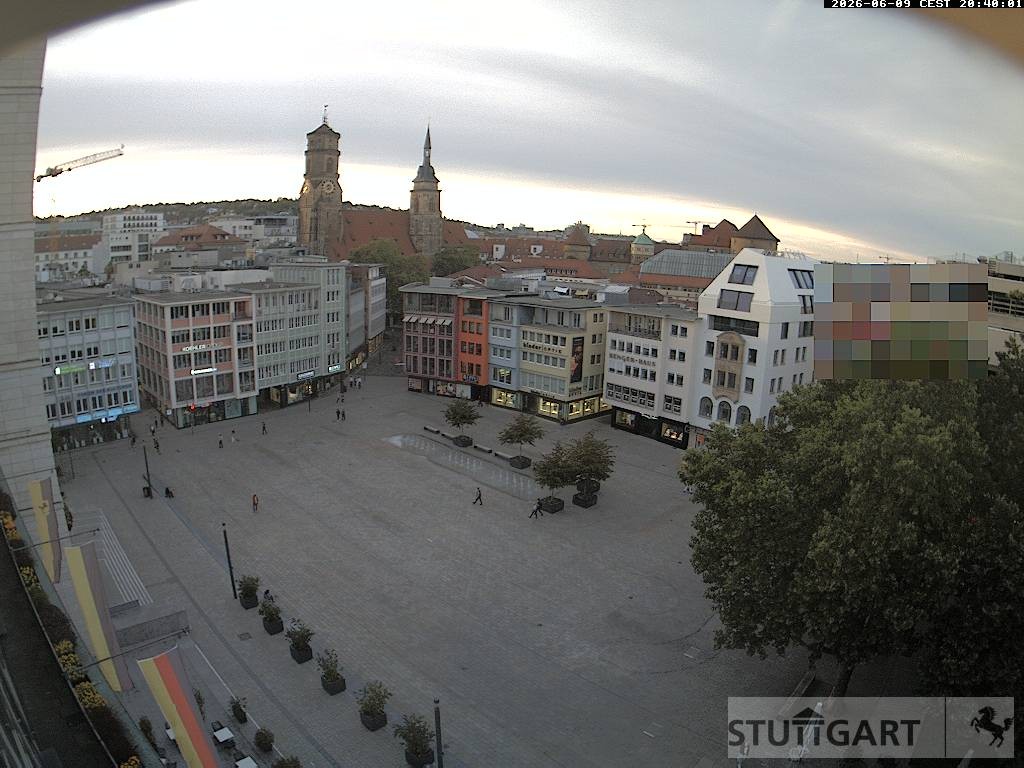 Archiv Foto Webcam Stuttgart: Marktplatz