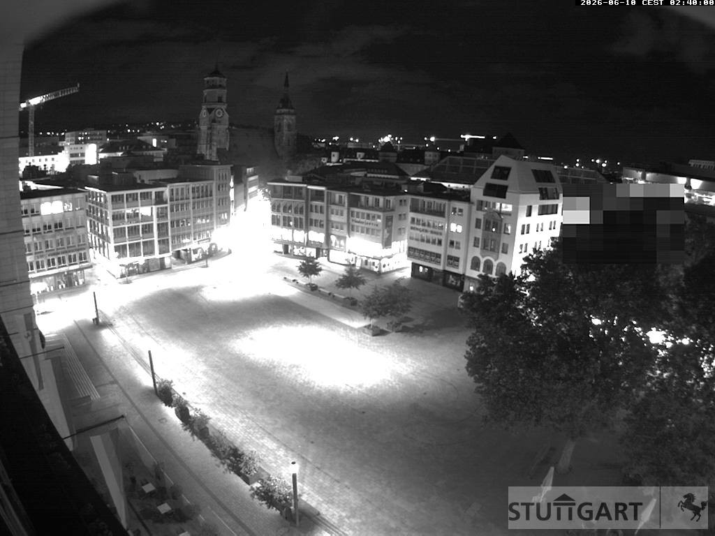 Archiv Foto Webcam Stuttgart: Marktplatz