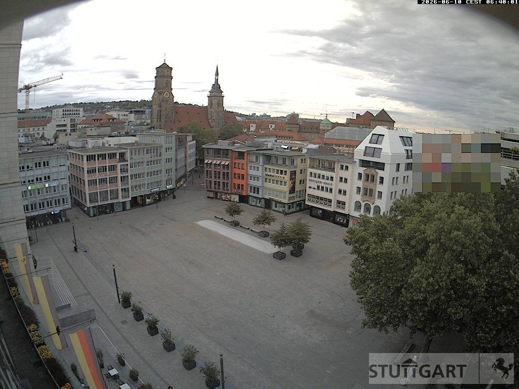 Archiv Foto Webcam Stuttgart: Marktplatz