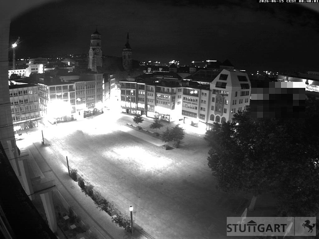 Archiv Foto Webcam Stuttgart: Marktplatz
