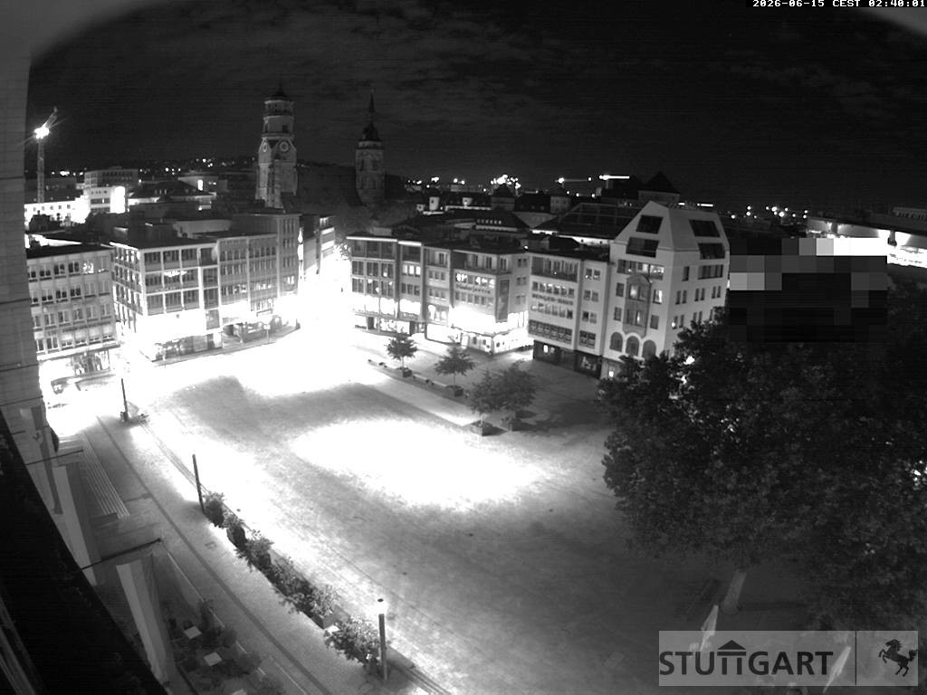 Archiv Foto Webcam Stuttgart: Marktplatz
