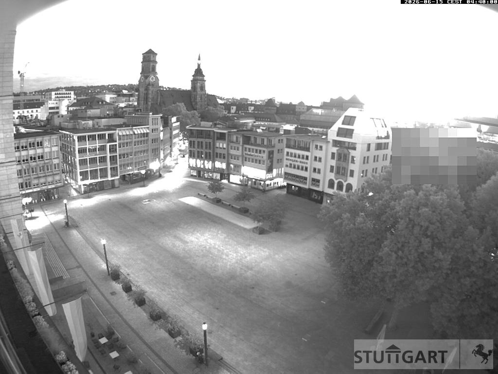 Archiv Foto Webcam Stuttgart: Marktplatz
