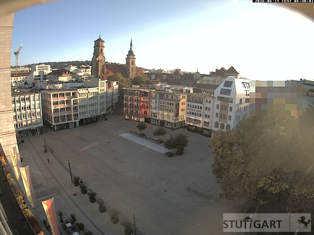 Archiv Foto Webcam Stuttgart: Marktplatz