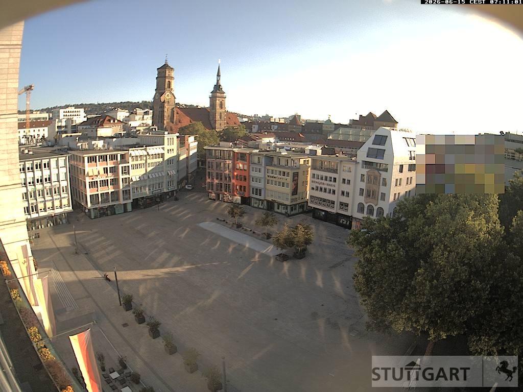 Archiv Foto Webcam Stuttgart: Marktplatz