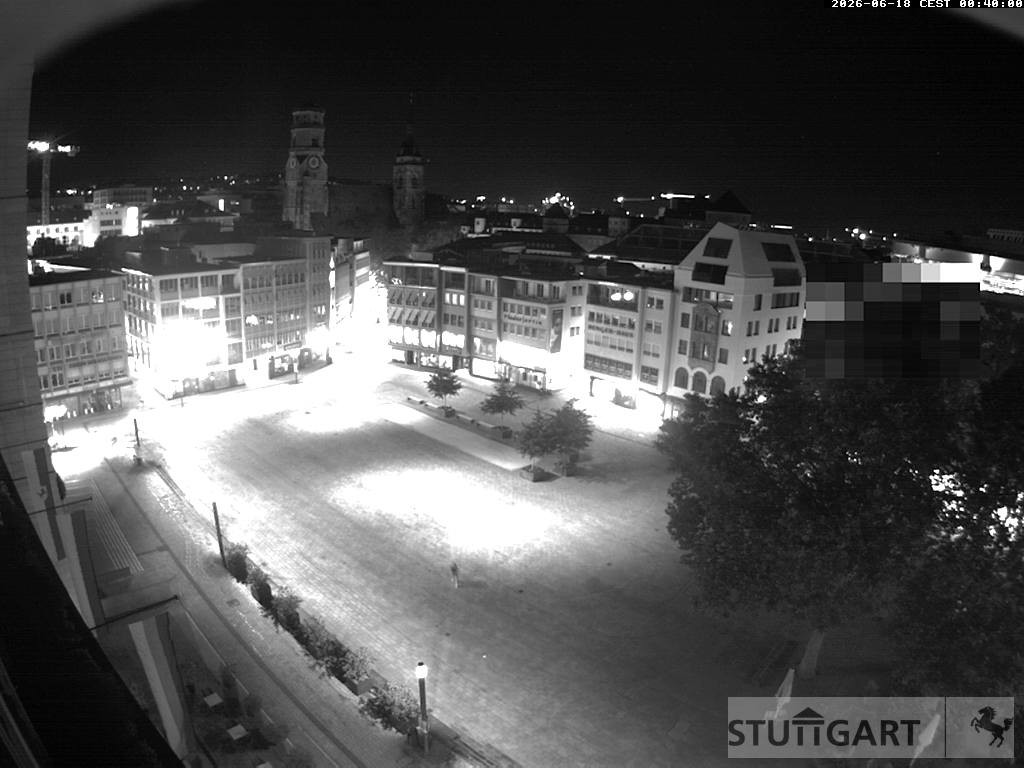 Archiv Foto Webcam Stuttgart: Marktplatz