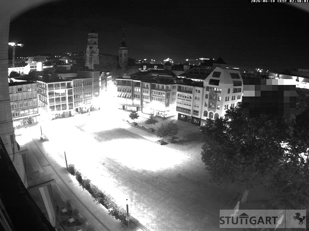Archiv Foto Webcam Stuttgart: Marktplatz