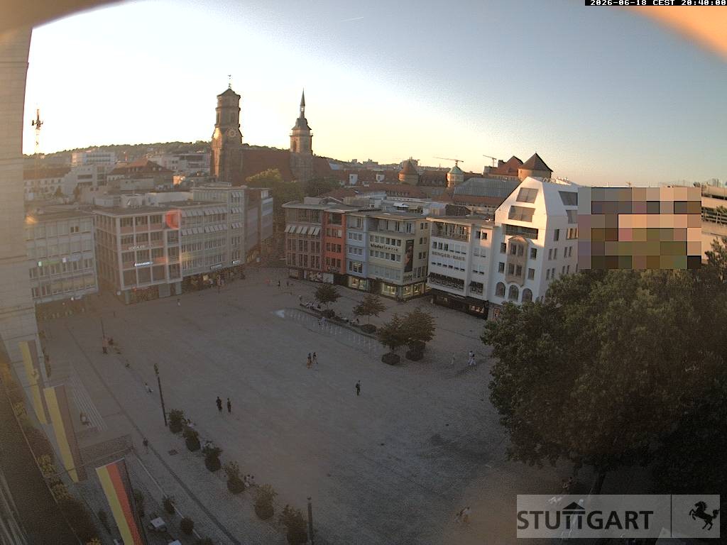 Archiv Foto Webcam Stuttgart: Marktplatz