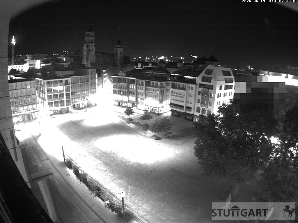 Archiv Foto Webcam Stuttgart: Marktplatz