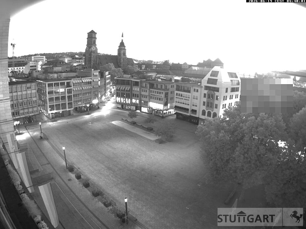 Archiv Foto Webcam Stuttgart: Marktplatz