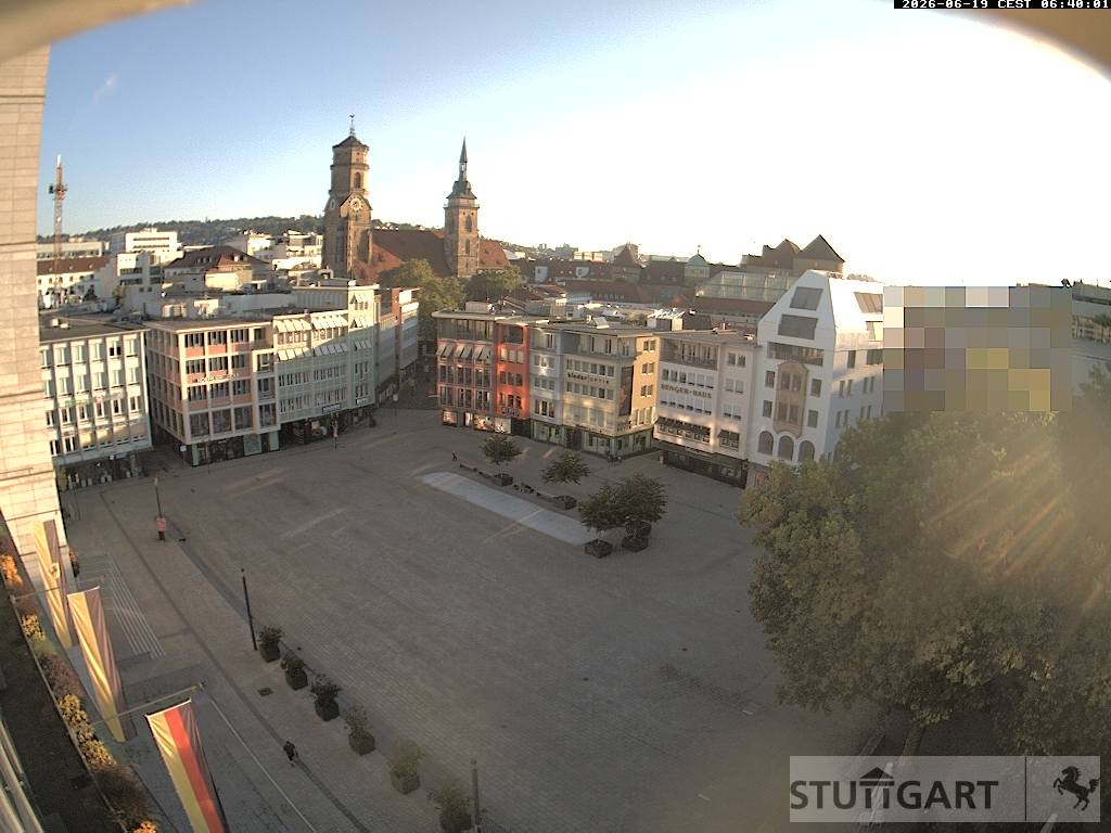 Archiv Foto Webcam Stuttgart: Marktplatz