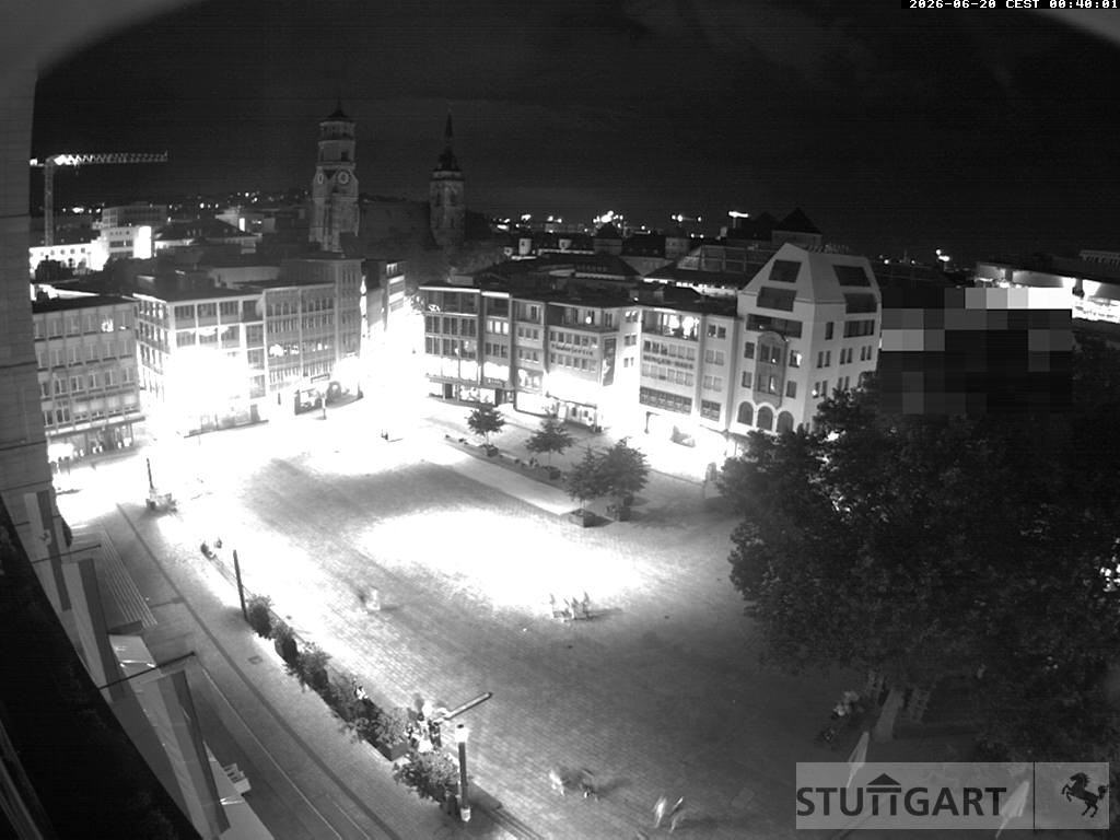 Archiv Foto Webcam Stuttgart: Marktplatz
