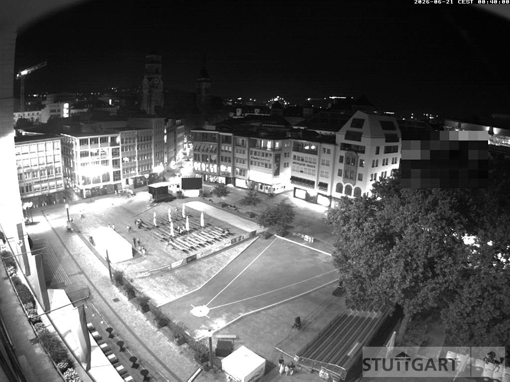 Archiv Foto Webcam Stuttgart: Marktplatz